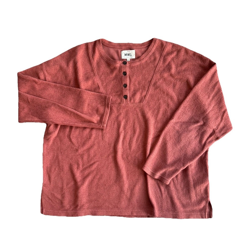 Madewell Make Weekends Longer Sweatshirt MWL Women Size XL Orange
